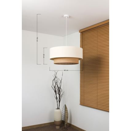 Brilagi - BOHO STYLE LED függeszték kábelen, 3× E27 / 15 W / 230 V, Ø 60 cm