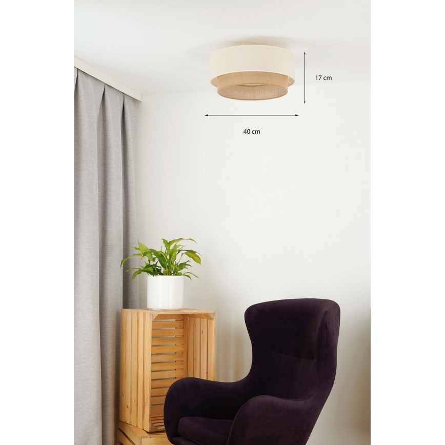 Brilagi - LED mennyezeti lámpa BOHO STYLE 1xE27/15W/230V átm. 40 cm