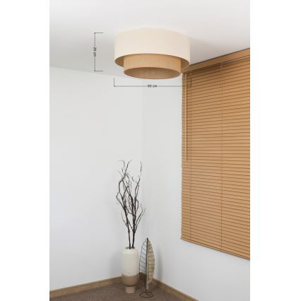 Brilagi - BOHO STYLE LED mennyezeti lámpa 3xE27/15W/230V, átmérő 60 cm