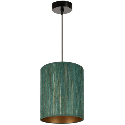 Brilagi - Mennyezeti lámpa Boston Roller kábelre szerelve 1xE27/15W/230V átm. 21 cm szalma zöld/arany