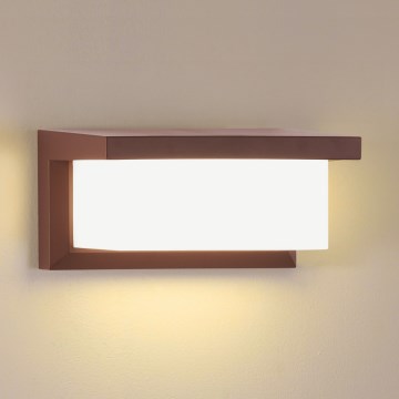 Brilagi - BRICKY LED kültéri fali lámpa 12W/230V, barna, IP54