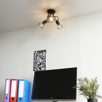 Brilagi - CAGE felületre szerelt csillár 3xE14/40W/230V