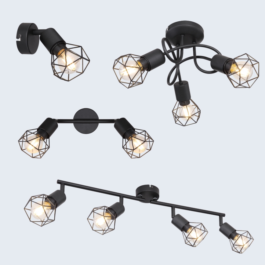 Brilagi - CAGE felületre szerelt csillár 3xE14/40W/230V