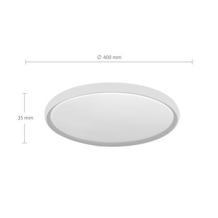 Brilagi - CARLOS LED mennyezeti lámpa, 24W, 230V, Ø 40 cm, fehér