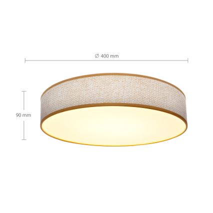 Brilagi - LED dimmelhető mennyezeti lámpa CARMEN LED/48W/230V 3000-6500K átm. 40 cm + távirányító