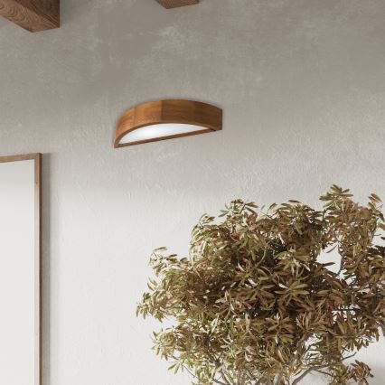 Brilagi - CARVALHO LED fali lámpa 1xE27/15W/230V tölgy-cseresznye