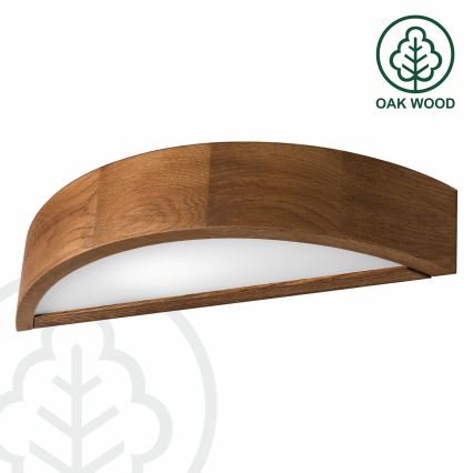 Brilagi - CARVALHO LED fali lámpa 1xE27/15W/230V tölgy-cseresznye