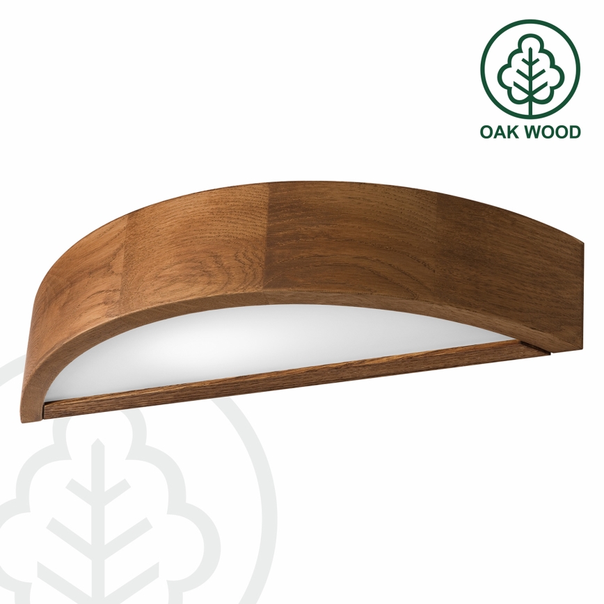 Brilagi - CARVALHO LED fali lámpa 1xE27/15W/230V tölgy-cseresznye