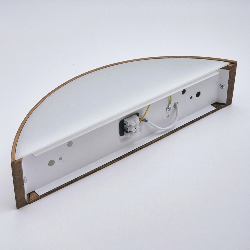 Brilagi - CARVALHO LED fali lámpa 1xE27/15W/230V tölgy-cseresznye