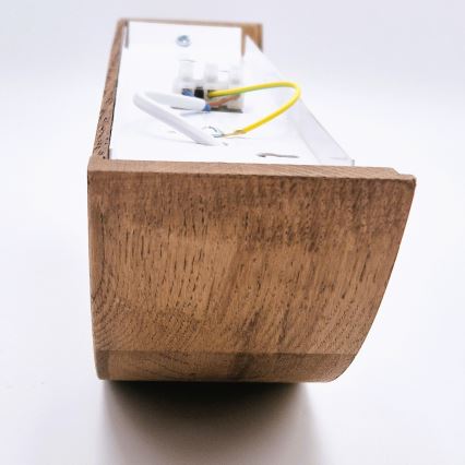 Brilagi - CARVALHO LED fali lámpa 1xE27/15W/230V tölgy-cseresznye