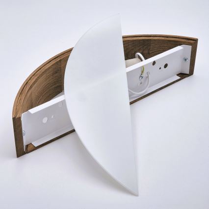 Brilagi - CARVALHO LED fali lámpa 1xE27/15W/230V tölgy-cseresznye