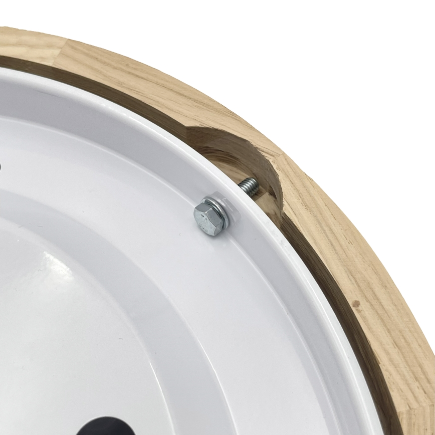 Brilagi - CARVALHO LED mennyezeti lámpa LED/20W/230V, tölgy, átm. 27,5 cm