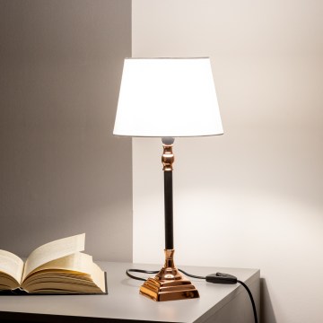 Brilagi - CERIA asztali lámpa 1xE14/40W/230V fekete/rézszínű/fehér