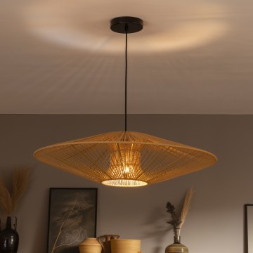 Brilagi - CERIA BOHO kábeles csillár 1xE27/40W/230V, Ø 70 cm, fekete/barna