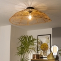 BRILAGI - CERIA BOHO LED felületre szerelhető csillár, 1xE27/40W/230V, Ø 70 cm, barna