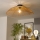 Brilagi - CERIA BOHO LED felületre szerelhető csillár, 1xE27/40W/230V, Ø 70 cm, barna