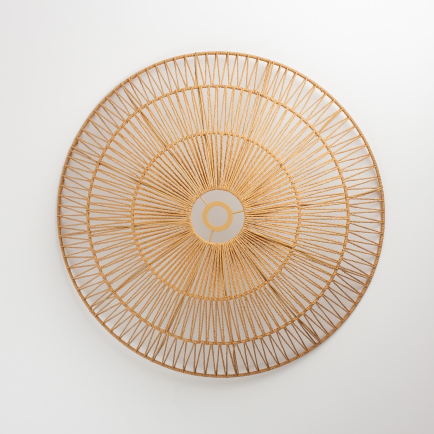 Brilagi - CERIA BOHO LED felületre szerelhető csillár, 1xE27/40W/230V, Ø 70 cm, barna
