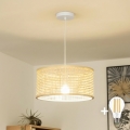 Brilagi - CERIA BOHO LED függeszték kábellel, 1xE27/40W/230V, Ø 25 cm, bambusz