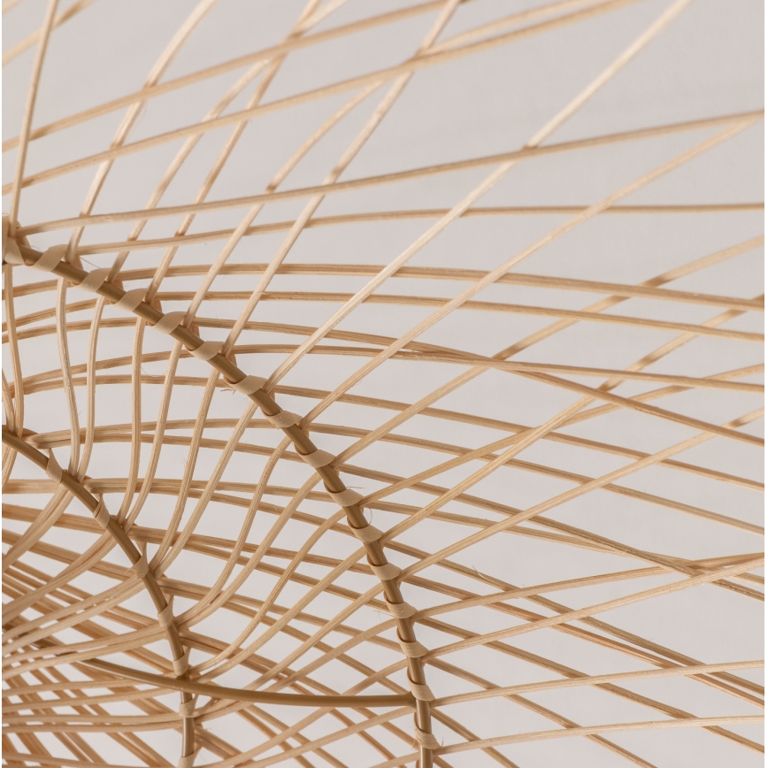 Brilagi – CERIA BOHO LED függőlámpa kábelen, 1xE27/40W/230V, átm. 100 cm, bambusz