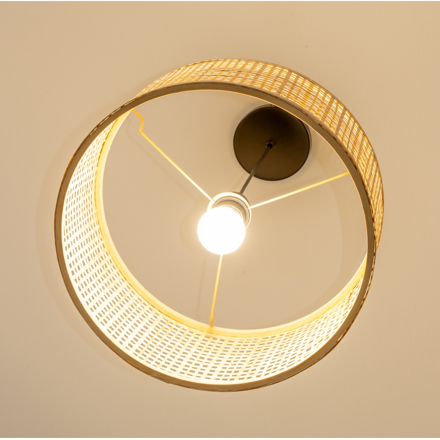 Brilagi - CERIA BOHO LED függőlámpa kábelen 1xE27/40W/230V, átm. 40 cm, bambusz