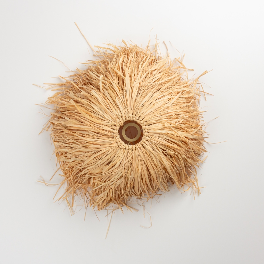 Brilagi - CERIA BOHO LED kábeles csillár 1xE27/40W/230V, átm. 40 cm, raffia