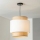 Brilagi - CERIA kábeles függőlámpa, 1xE27/40W/230V, Ø 40 cm, fekete/bézs/fehér