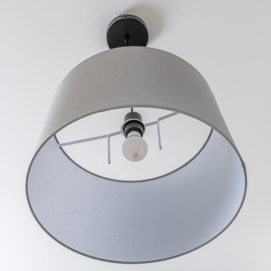 Brilagi - CERIA kábelre függesztett LED csillár, 1xE27/40W/230V, átmérő 45 cm, szürke