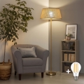 BRILAGI - CERIA LED állólámpa 1xE27/20W/230V Ø 50 cm bézs/arany