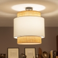 Brilagi - CERIA LED felületre szerelhető csillár 1xE27/60W/230V átmérő 40 cm fekete/bézs/fehér