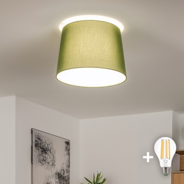 Brilagi - CERIA LED felületre szerelt csillár 1xE27/40W/230V, Ø 30 cm, zöld