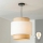 Brilagi - CERIA LED kábeles függeszték 1xE27/40W/230V Ø 40 cm fekete/bézs/fehér