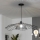 Brilagi - CERIA WIRE kábeles LED csillár 1xE27/40W/230V, átmérő 80 cm, fekete