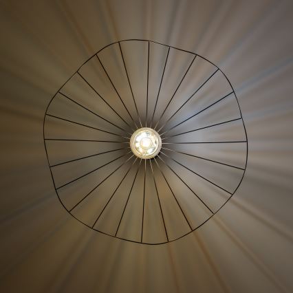 Brilagi - CERIA WIRE LED csillár, drótkábeles függesztéssel, 1xE27/40W/230V, átmérő 80 cm, fekete