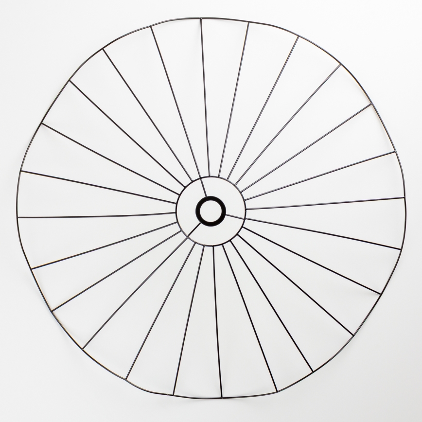Brilagi - CERIA WIRE LED csillár, drótkábeles függesztéssel, 1xE27/40W/230V, átmérő 80 cm, fekete