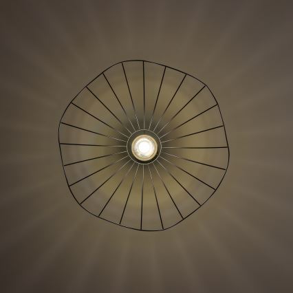 Brilagi - CERIA WIRE LED csillár huzalon, 1x E27/40W/230V, átmérő 60 cm, fekete