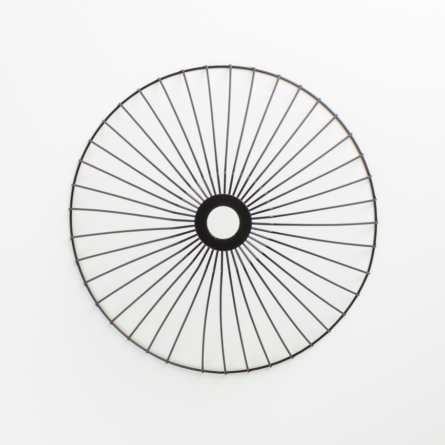 Brilagi - CERIA WIRE LED felületre szerelhető csillár 1xE27/40W/230V átm. 45 cm fekete/tölgy