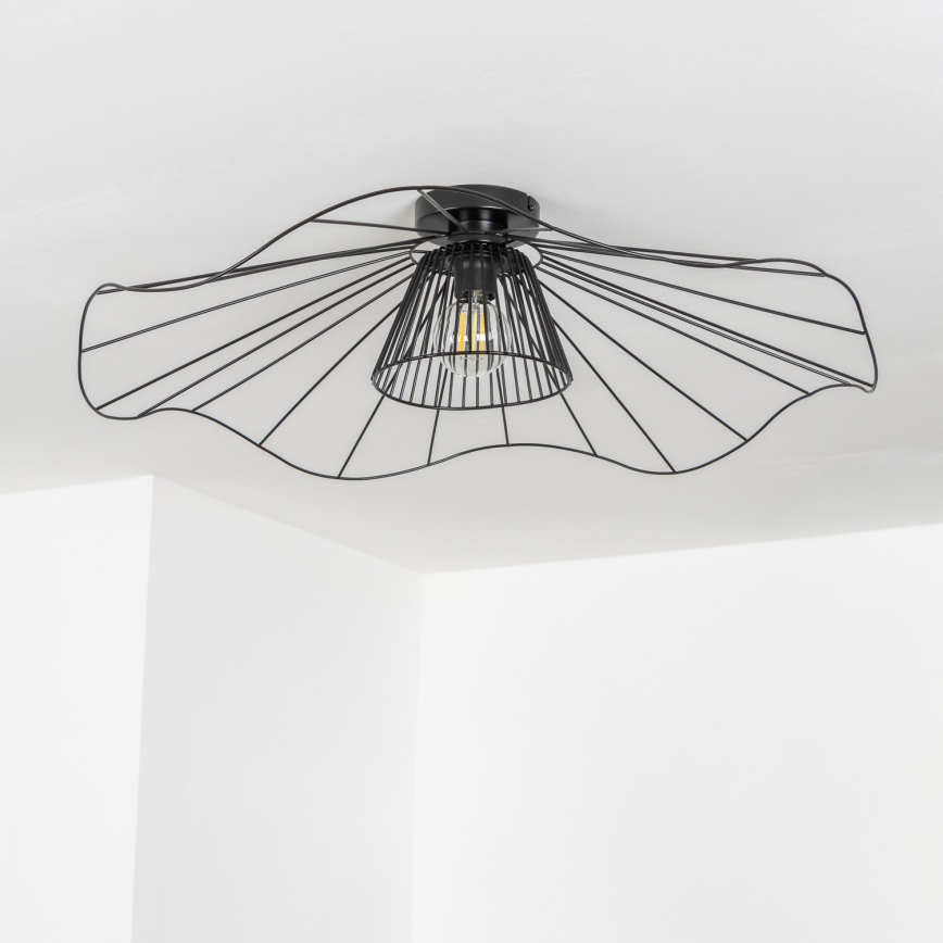 Brilagi - CERIA WIRE LED felületre szerelhető csillár 1xE27/40W/230V Ø 80 cm fekete