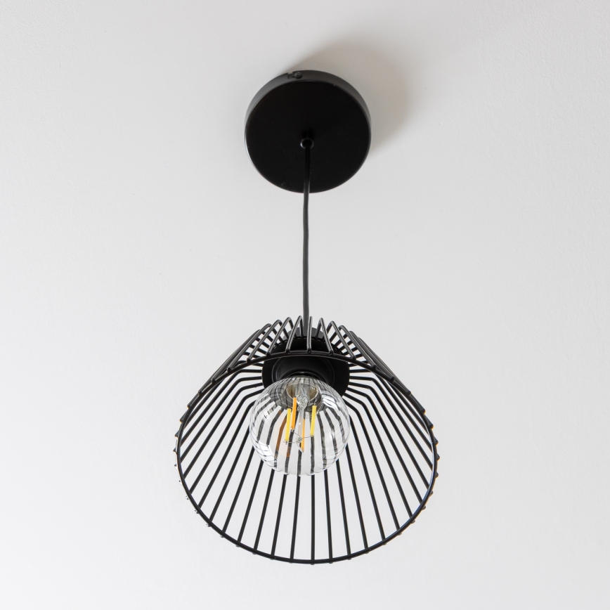 Brilagi - CERIA WIRE LED függőlámpa kábelen 1xE27/40W/230V Ø 21 cm fekete