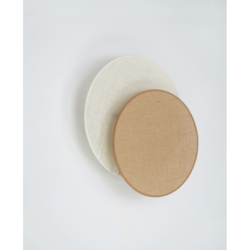 Brilagi - Fali lámpa CIRCLES 1xE27/15W/230V 45x45 cm bézs/krém