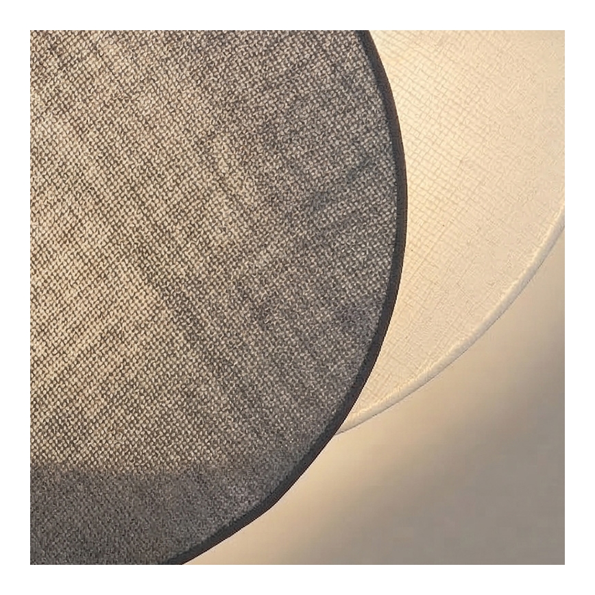 Brilagi - CIRCLES fali lámpa 1xE27/60W/230V átm. 35 cm krémszínű/szürke
