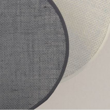 Brilagi - CIRCLES fali lámpa 1xE27/60W/230V átm. 35 cm krémszínű/szürke
