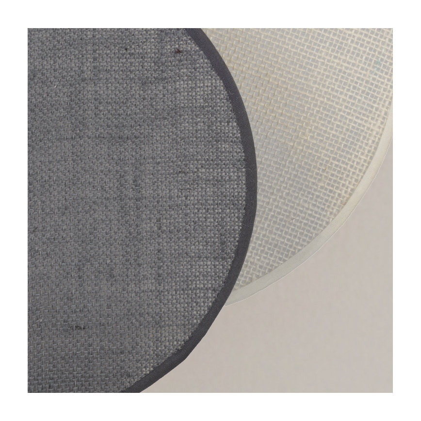 Brilagi - CIRCLES fali lámpa 1xE27/60W/230V átm. 35 cm krémszínű/szürke