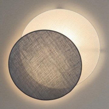 Brilagi - CIRCLES fali lámpa 1xE27/60W/230V átmérő 45 cm krémszínű/szürke