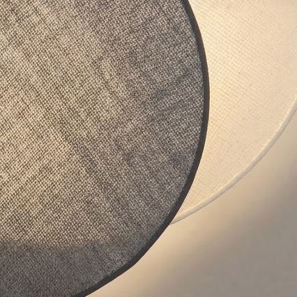 Brilagi - CIRCLES fali lámpa 1xE27/60W/230V átmérő 45 cm krémszínű/szürke