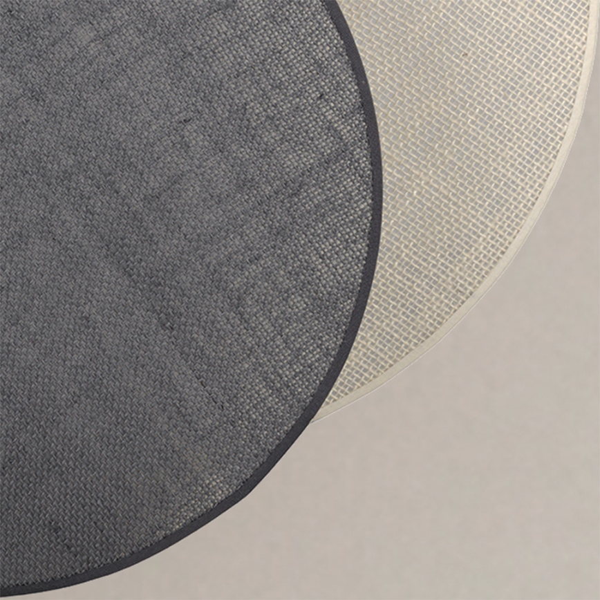 Brilagi - CIRCLES fali lámpa 1xE27/60W/230V átmérő 45 cm krémszínű/szürke