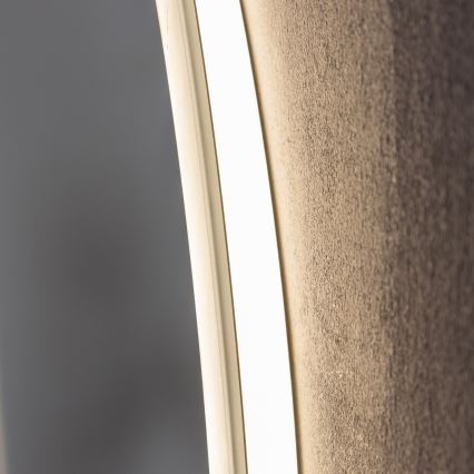 Brilagi - LED fürdőszobai fűtött tükör CLARA ECO LED/12W/230V átm. 60 cm IP44 CRI 90 fényerőszabályozható + CCT