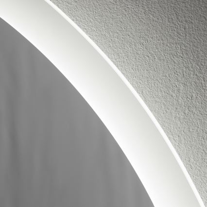 Brilagi - CLARA PRO LED fürdőszobai fűthető tükör LED/19W/230V, átmérő 60 cm, IP44, CRI 90, dimmelhető + CCT