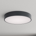Brilagi - CLARE fürdőszobai mennyezeti lámpa mozgás- és alkonyatérzékelővel, 4xE27/24W/230V, átmérő 50 cm, antracit, IP54