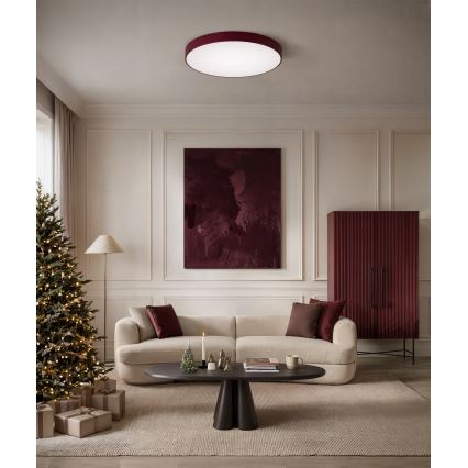 Brilagi - CLARE mennyezeti lámpa 4xE27/40W/230V, átmérő 50 cm, bordó