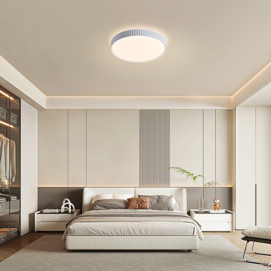 Brilagi - LED fényerőszabályozható mennyezeti lámpa CORVO LED/54W/230V 3000–6000 K fehér átm. 40 cm + távirányító